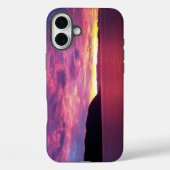 Coques Case-Mate iPhone Soleil rose en mer Photo (Verso)