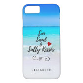 Coques Case-Mate iPhone Soleil Sable et Salty Baisers Tropical Beach Custo (Dos)