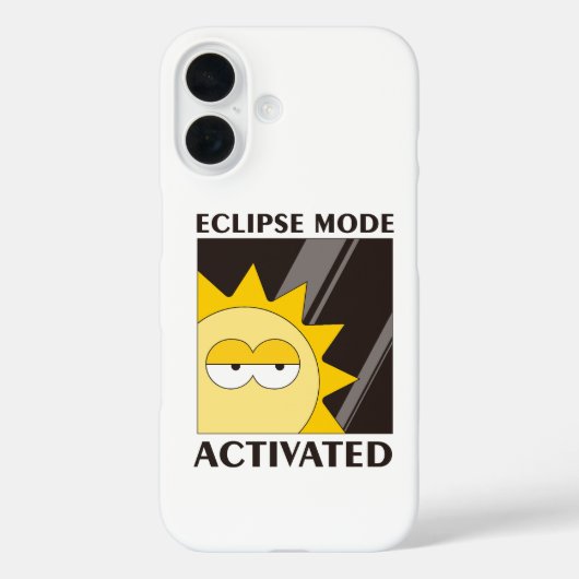 Coques Case-Mate iPhone soleil sur arrière - plan noir (Verso)