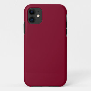 Case-Mate iPhone Case Solid color burgundy maroon