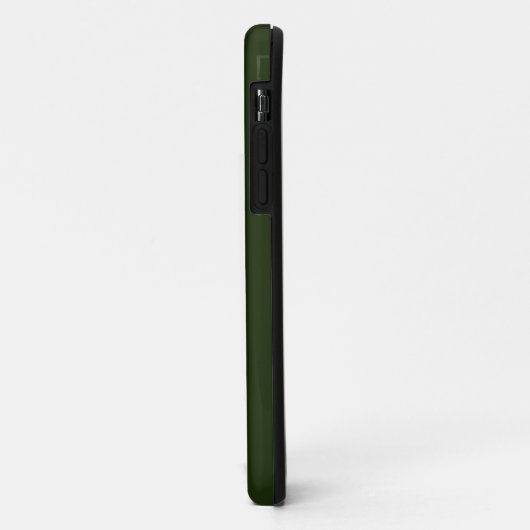 Coques Case-Mate iPhone Solid deep forest green (Dos/Gauche)