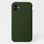 Coques Case-Mate iPhone Solid deep forest green (Dos)