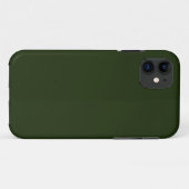 Coques Case-Mate iPhone Solid deep forest green (Dos (Horizontal))