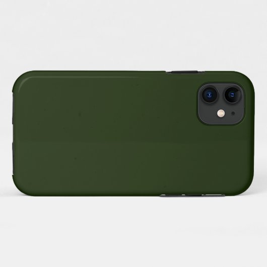 Coques Case-Mate iPhone Solid deep forest green (Dos (Horizontal))