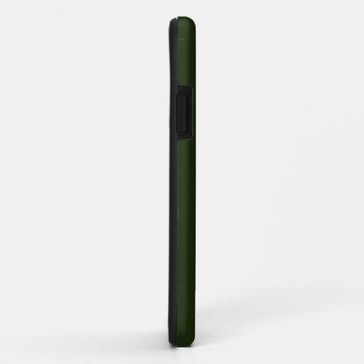 Coques Case-Mate iPhone Solid deep forest green (Dos/Droite)