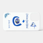 Coques Case-Mate iPhone Solidarité chrétienne (Verso (horizontal))