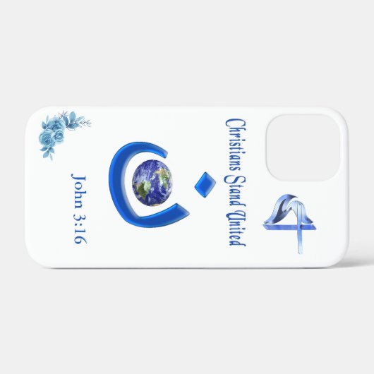 Coques Case-Mate iPhone Solidarité chrétienne (Verso (horizontal))