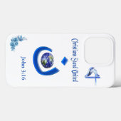 Coques Case-Mate iPhone Solidarité chrétienne (Verso (horizontal))