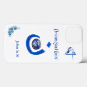 Coques Case-Mate iPhone Solidarité chrétienne (Verso (horizontal))