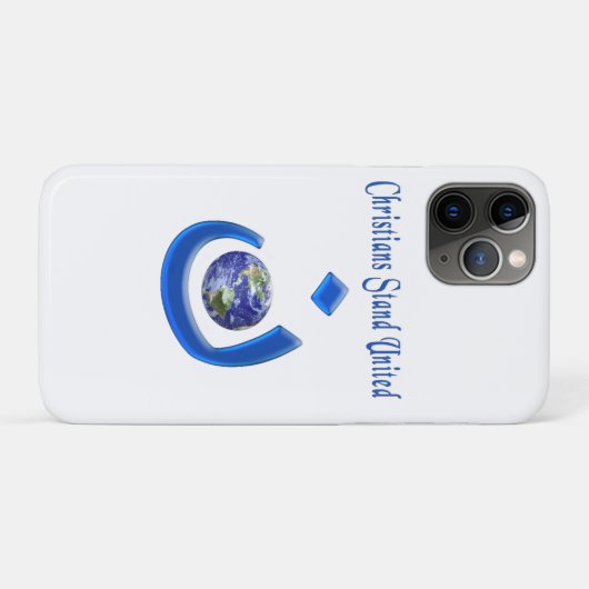 Coques Case-Mate iPhone Solidarité chrétienne (Dos (Horizontal))