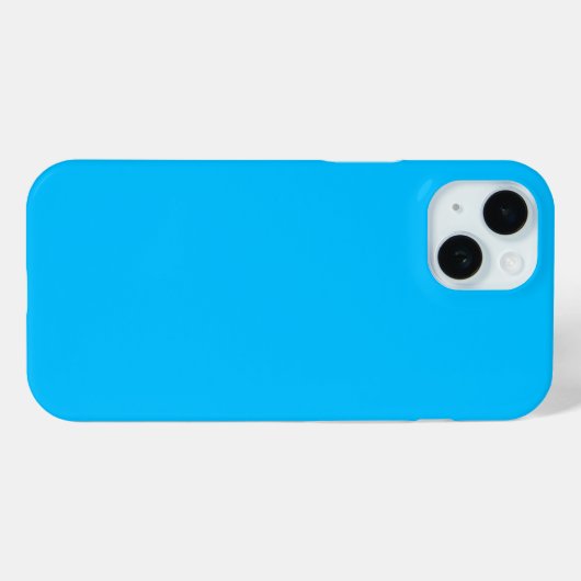 Coques Case-Mate iPhone Solide Deep Sky Blue Moderne (Verso (horizontal))