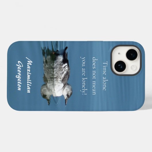 Coques Case-Mate iPhone Solitude - Ocean Duck (Verso (horizontal))