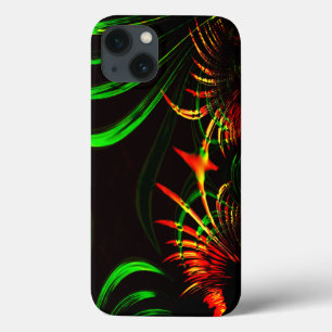 Case-Mate iPhone Case Some grass leaves and fire flower petals