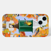 Coques Case-Mate iPhone Songbirds en automne (Verso (horizontal))