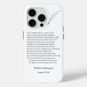 Coques Case-Mate iPhone Sonnet # 18 par William Shakespeare (Verso)