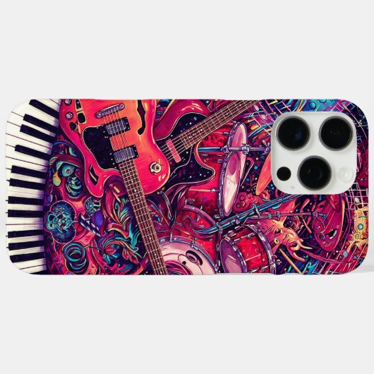 Coques Case-Mate iPhone Sons visuels (Verso (horizontal))