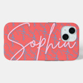Coques Case-Mate iPhone Sophia Signature Nom Motif Design (Verso (horizontal))