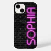 Coques Case-Mate iPhone SOPHIE En Lumière Néon ROSE (Verso)