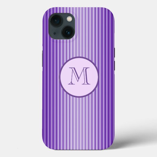 Coques Case-Mate iPhone Sophistication Snazzy Purple Stripes Lumineuses Pe (Verso)