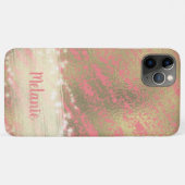 Coques Case-Mate iPhone Sophistiqué Pink Glittery Sweet 16 (Dos (Horizontal))
