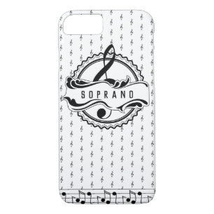 Case-Mate iPhone Case Soprano Singer Musical Note Téléphone Case