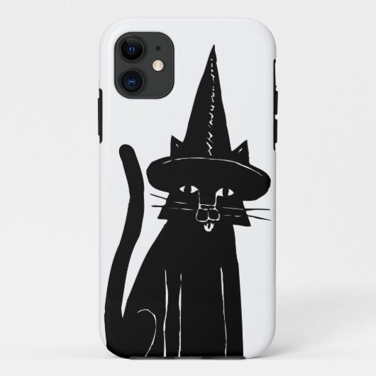 Coques Case-Mate iPhone Sorcière de chat (Dos)