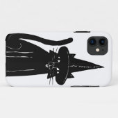 Coques Case-Mate iPhone Sorcière de chat (Dos (Horizontal))