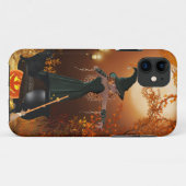 Coques Case-Mate iPhone Sorcière de Halloween d'automne (Dos (Horizontal))