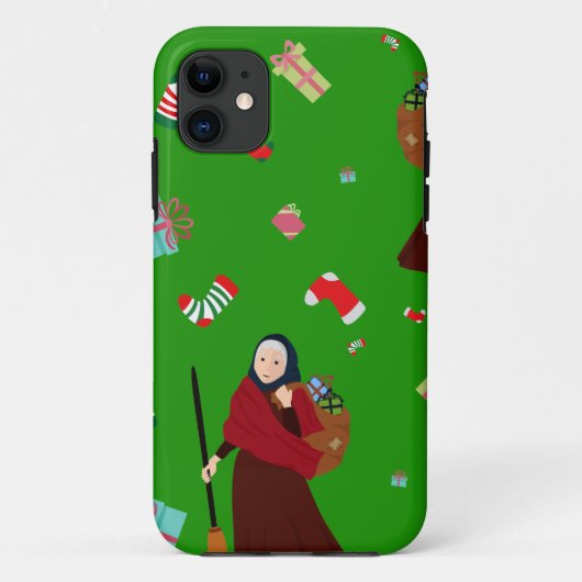 Coques Case-Mate iPhone sorcière de noël Befana (Dos)