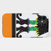Coques Case-Mate iPhone Sorcière rétro Halloween (Dos (Horizontal))