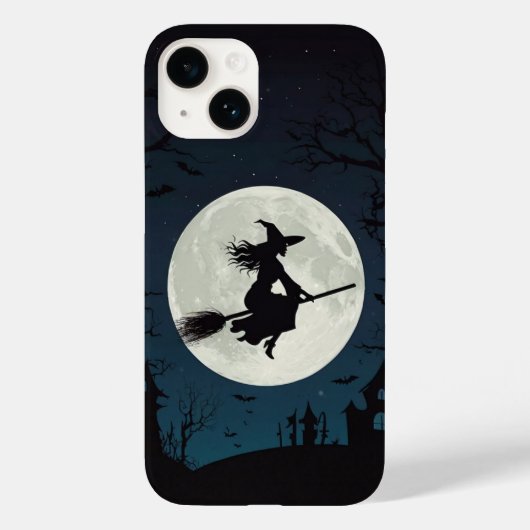 Coques Case-Mate iPhone Sorcière volante sur chambre (Verso)