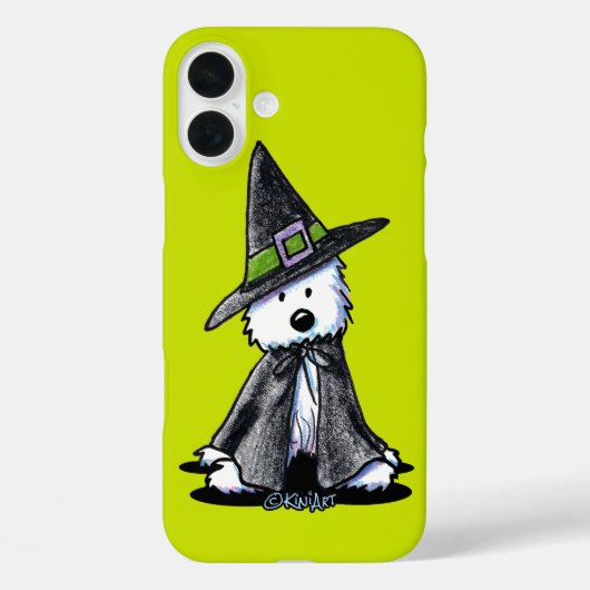 Coques Case-Mate iPhone Sorcière Westie KiniArt (Verso)