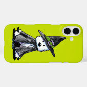 Coques Case-Mate iPhone Sorcière Westie KiniArt (Verso (horizontal))