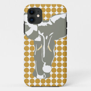 Case-Mate iPhone Case Soudan Brown Safari point avec Pop Art Elephant
