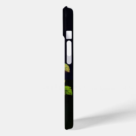 COQUES Case-Mate iPhone SOUFFLE, EMERALD GREEN GEMSTONES MONOGRAMME FLORAL (Verso / Gauche)