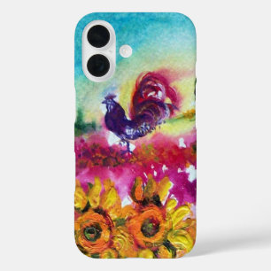 COQUES iPhone 16  SOUFFLE ET ROOSTER NOIR