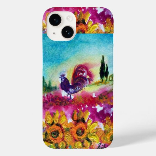 COQUES Case-Mate iPhone SOUFFLE ET ROOSTER NOIR (Verso)