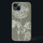 Coques Pour iPhone Soulagement floral I<br><div class="desc">Floral</div>