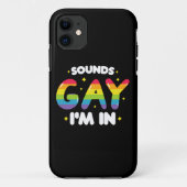 Coques Case-Mate iPhone Sounds Gay I'm In Funny LGBT Pride (Dos)