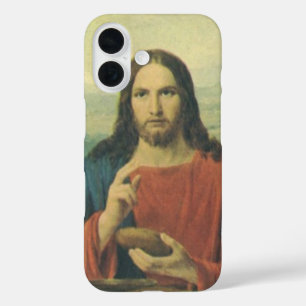Coques iPhone 16 Souper vintage à Emmaüs avec Jésus-Christ