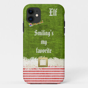 Coque Case-Mate Pour iPhone "Souriant ma" citation préférée d'Elf de Noël