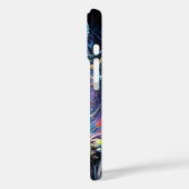 Coques Case-Mate iPhone Souriante Femme crâne horreur avec des fleurs (Verso / Gauche)