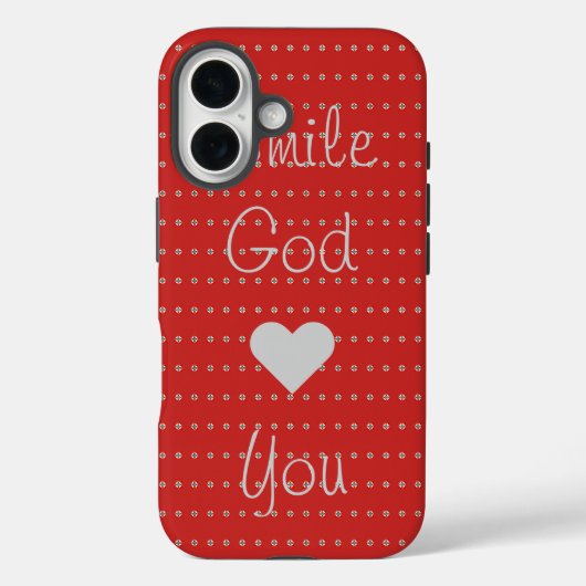 Coques Case-Mate iPhone Souriez Dieu vous aime (Verso)