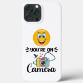 Coques Case-Mate iPhone Souriez ! Vous Êtes Sur Caméra (Verso)