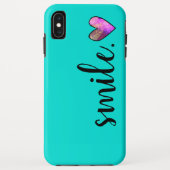 Coques Case-Mate iPhone SOURIRE - coeur d'aquarelle (Dos)