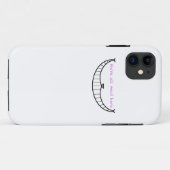 Coques Case-Mate iPhone Sourire de chat de Cheshire (Dos (Horizontal))