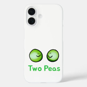 Coques iPhone 16 Sourire Deux Pois Cute Friendship Art