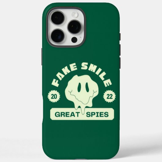 Coques Case-Mate iPhone sourire faux super espions Sweat à capuche (Verso)