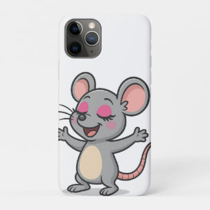 Case-Mate iPhone Case Souris Cartoon Mutage sur maquillage