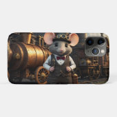 Coques Case-Mate iPhone Souris et train Steampunk (Dos (Horizontal))